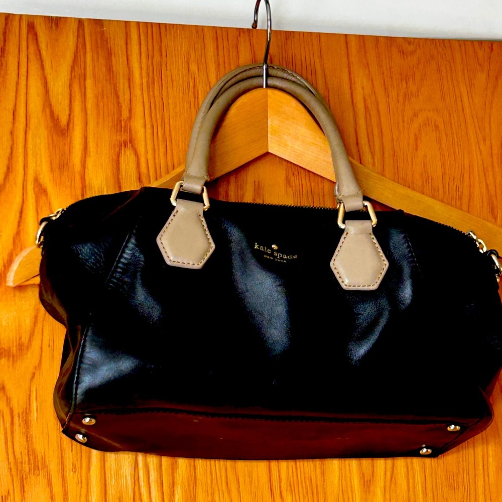 Kate Spade leather satchel bag.